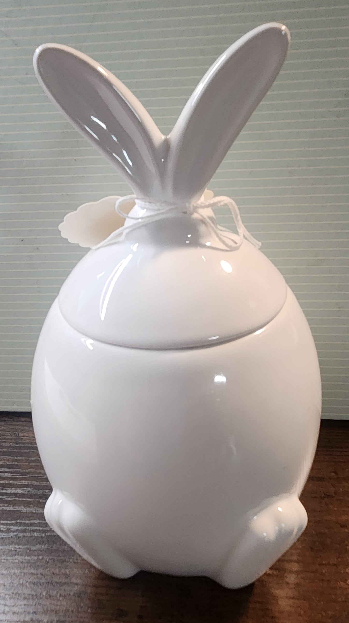 16 oz ceramic bunny candles