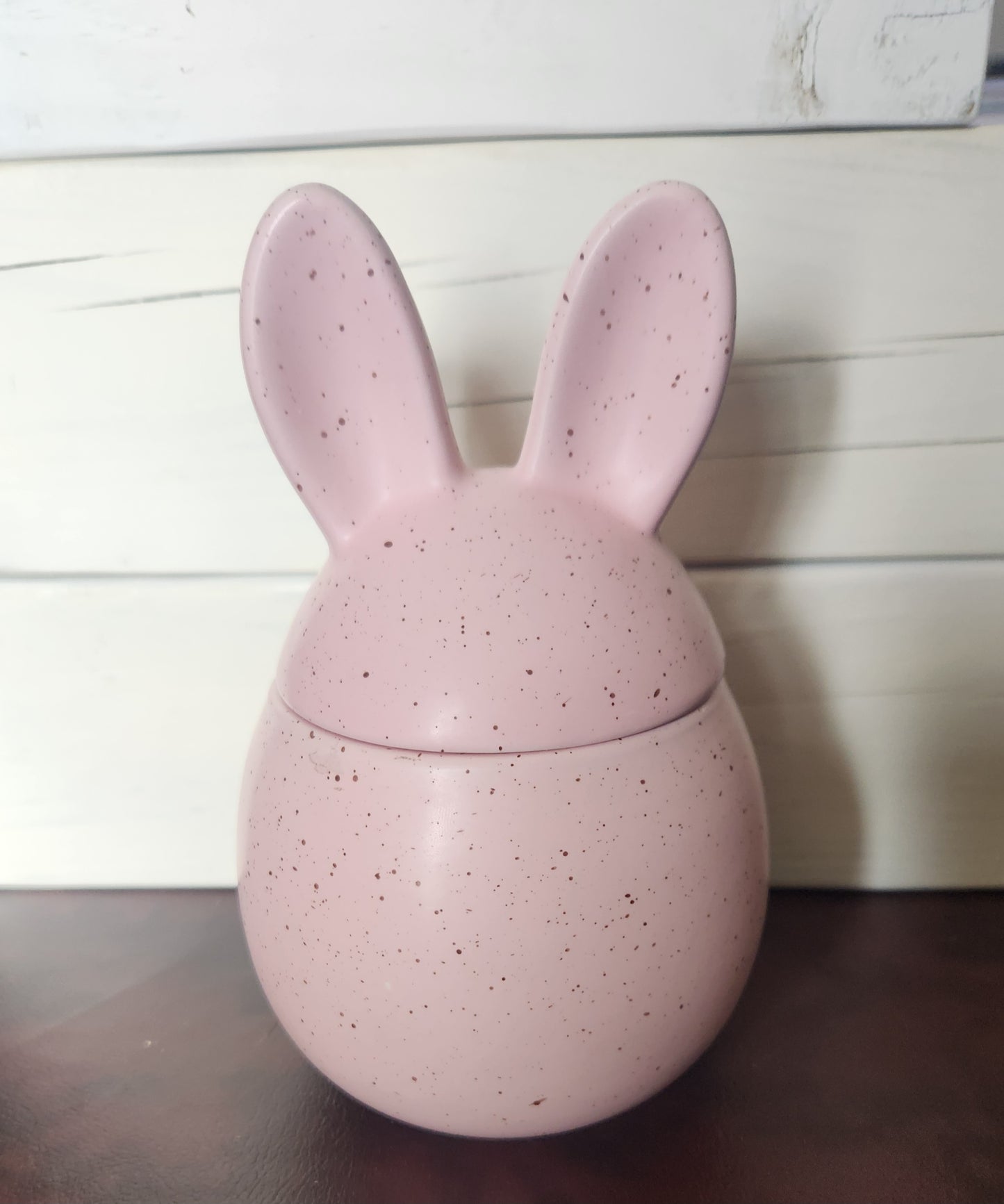 16 oz ceramic bunny candles