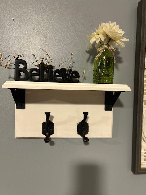 Hat and Coat rack with shelf