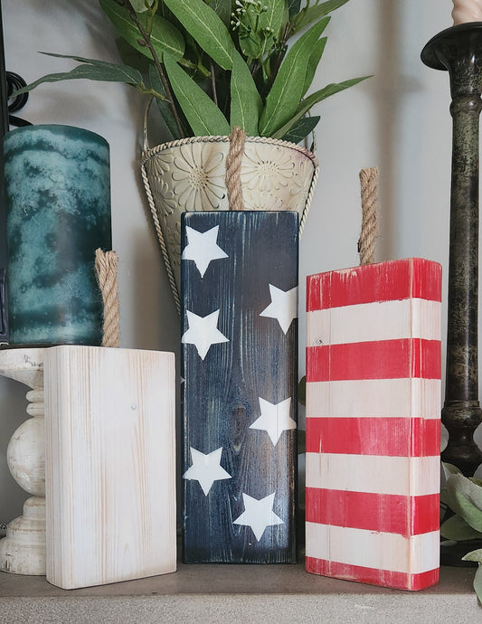 Wood Firecracker Fourth of July Décor