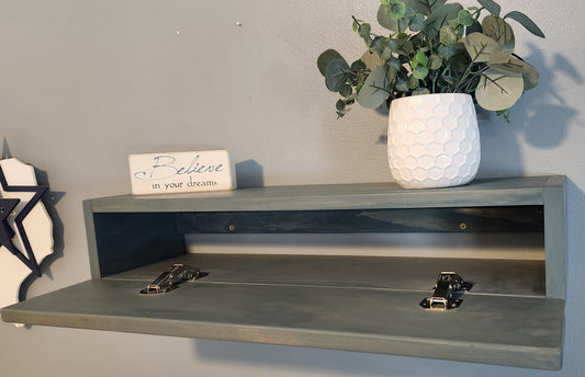 Floating shelf with secret compartment