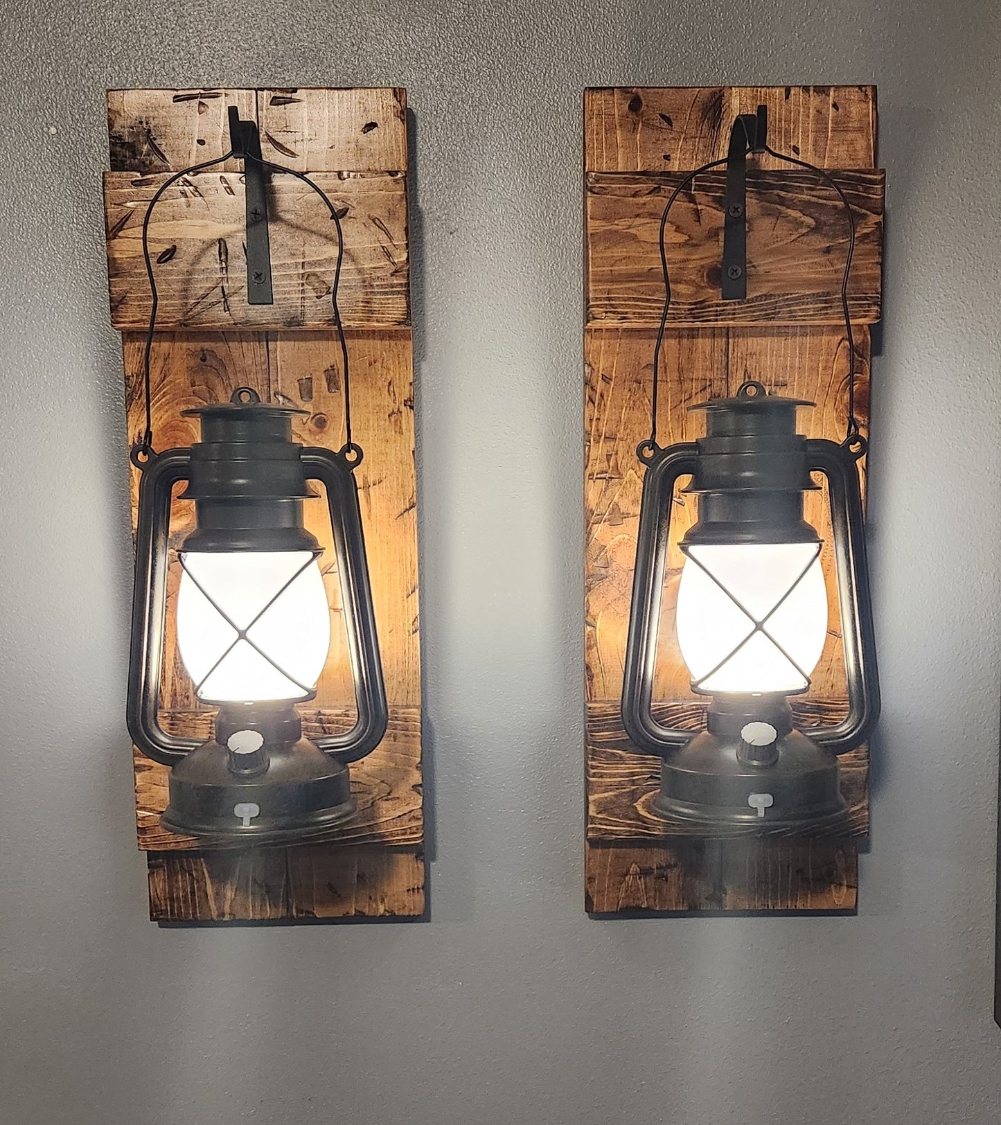 Pair of Vintage lanterns wall sconce