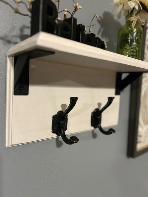 Hat and Coat rack with shelf