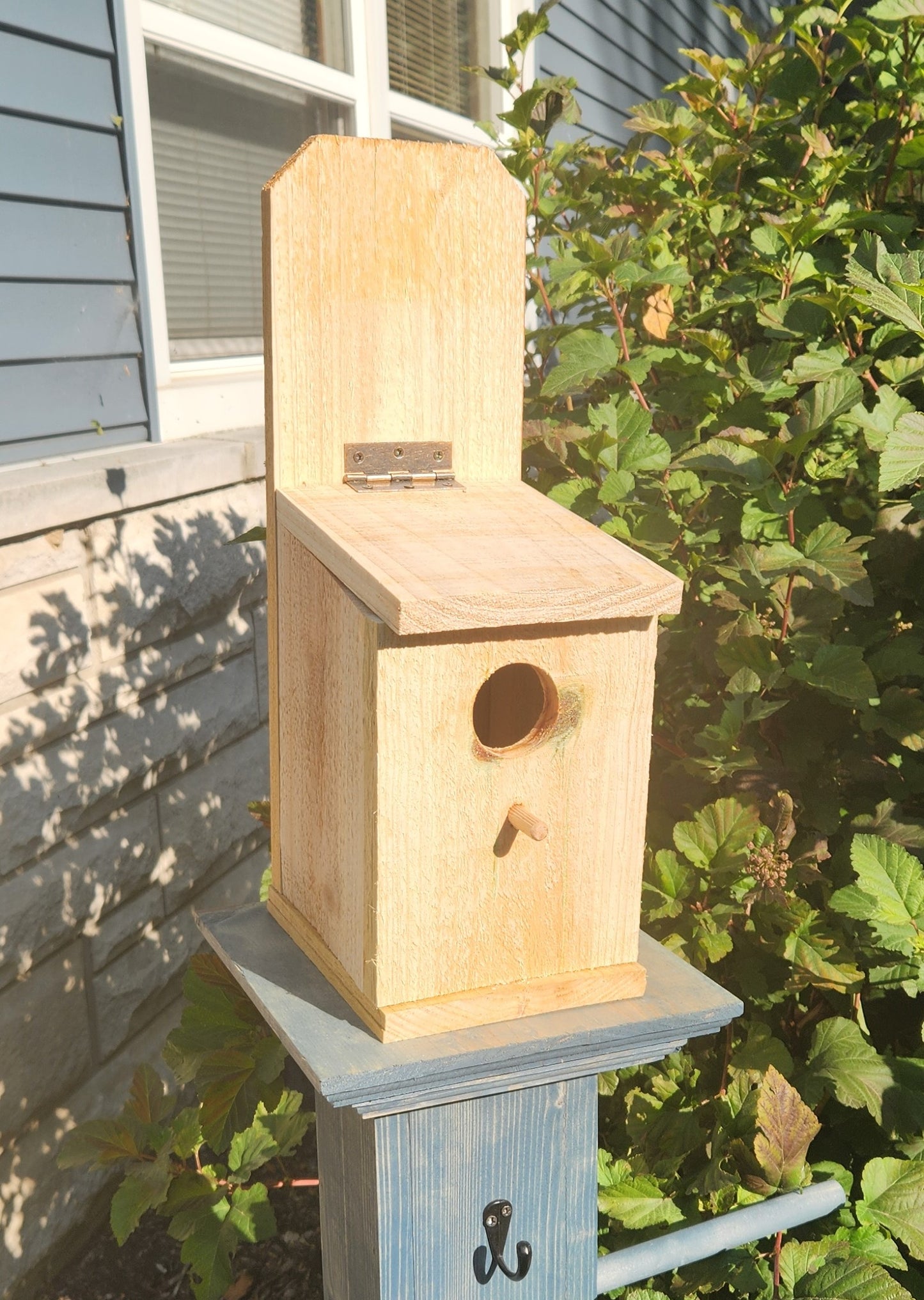 Fence picket bird house