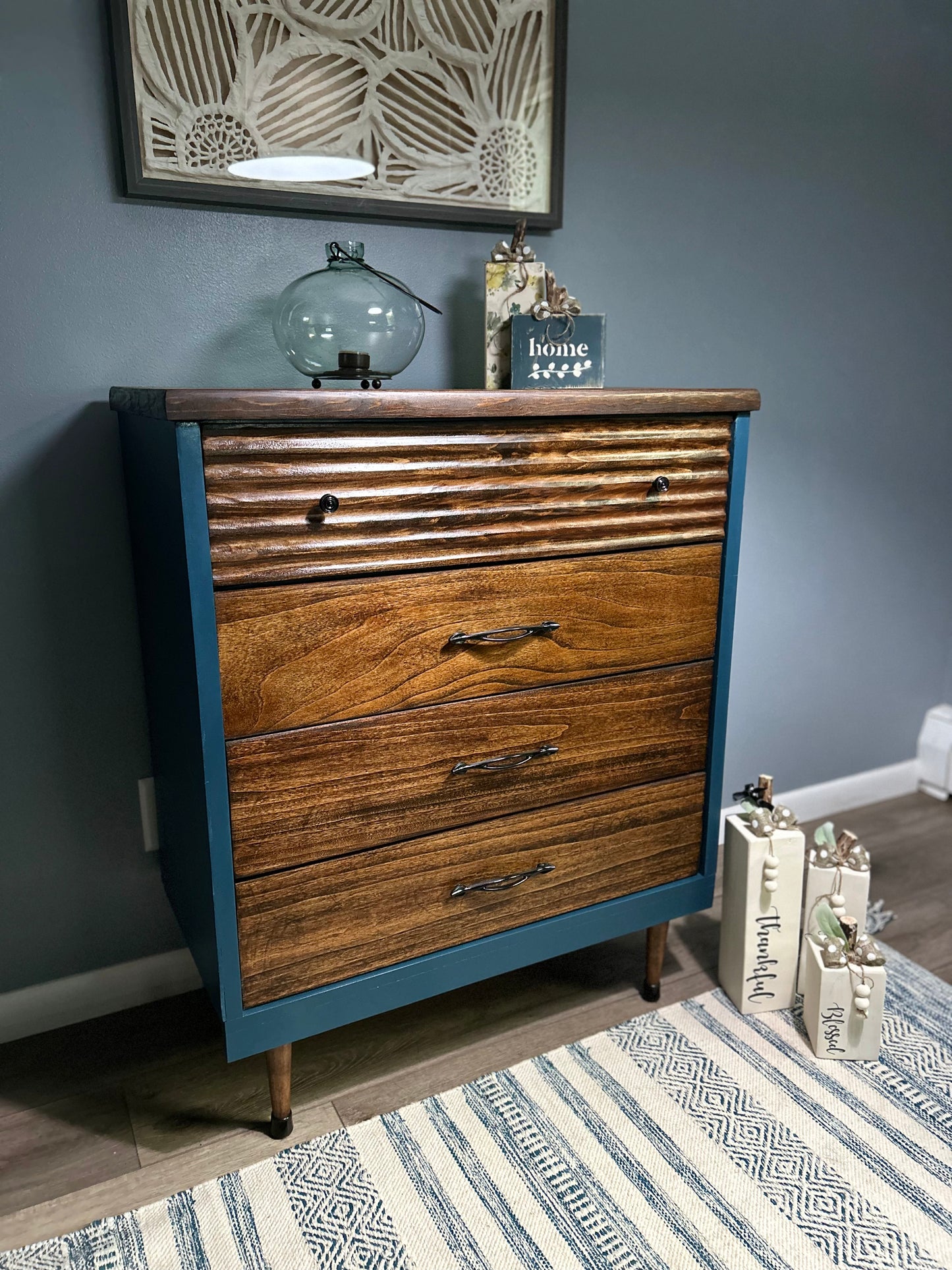 Mid-Century four drawer dresser