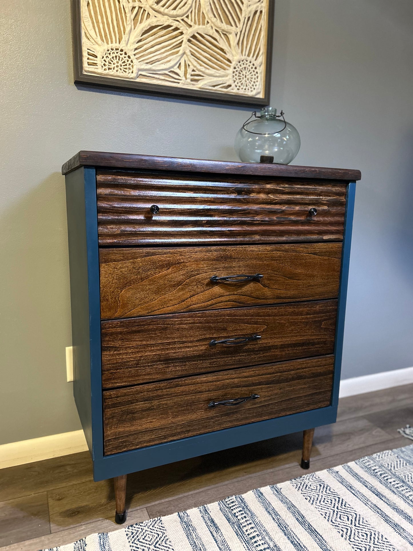 Mid-Century four drawer dresser