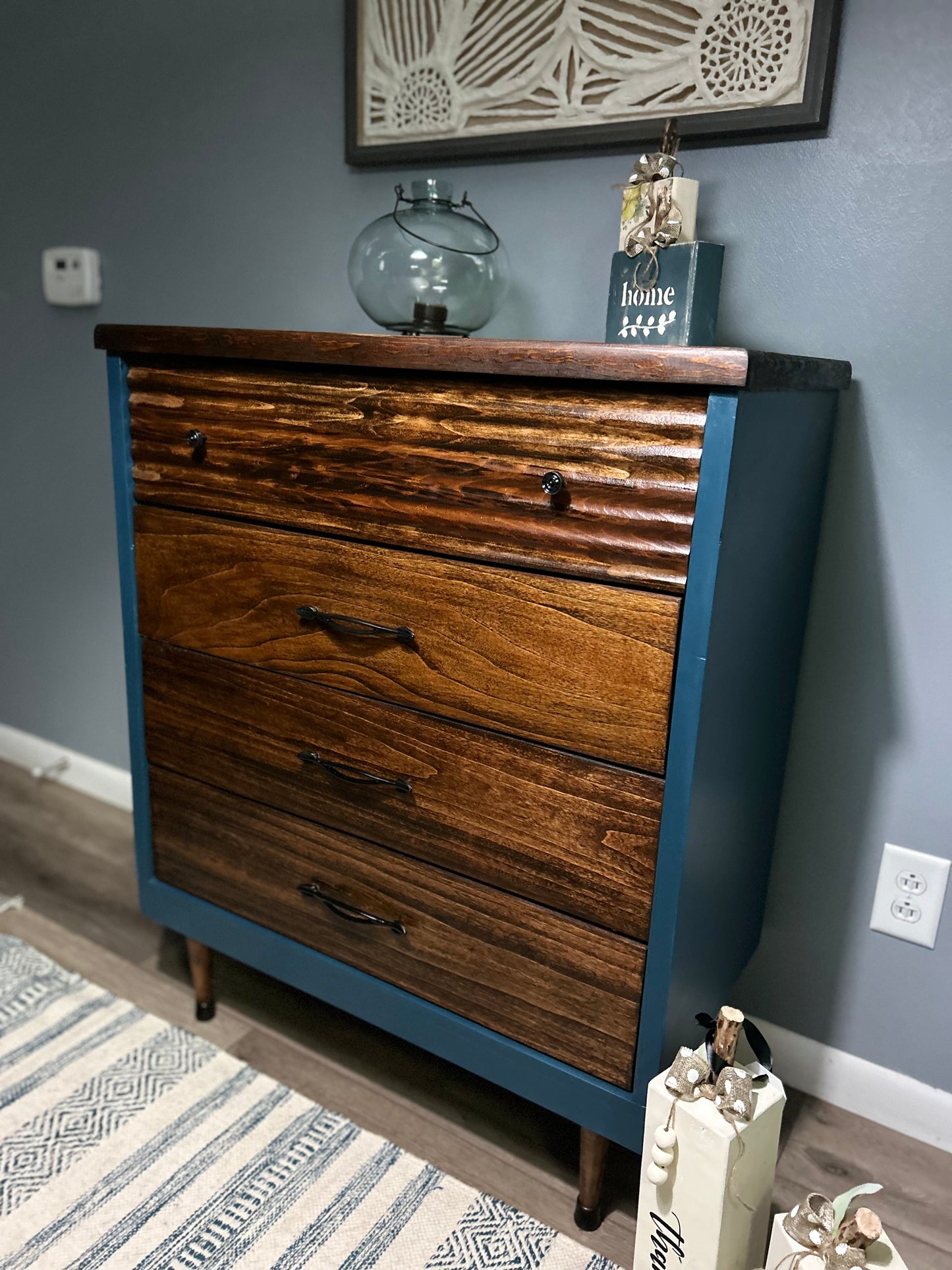 Mid-Century four drawer dresser