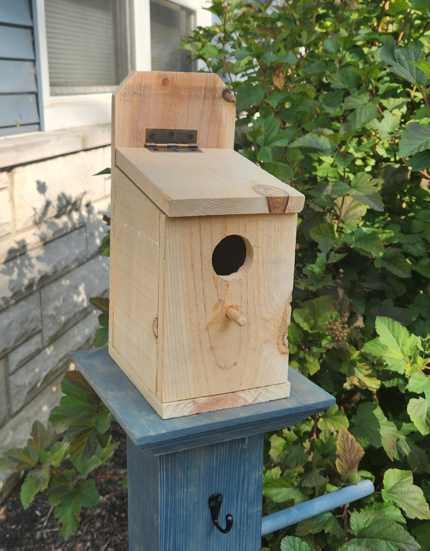 Fence picket bird house