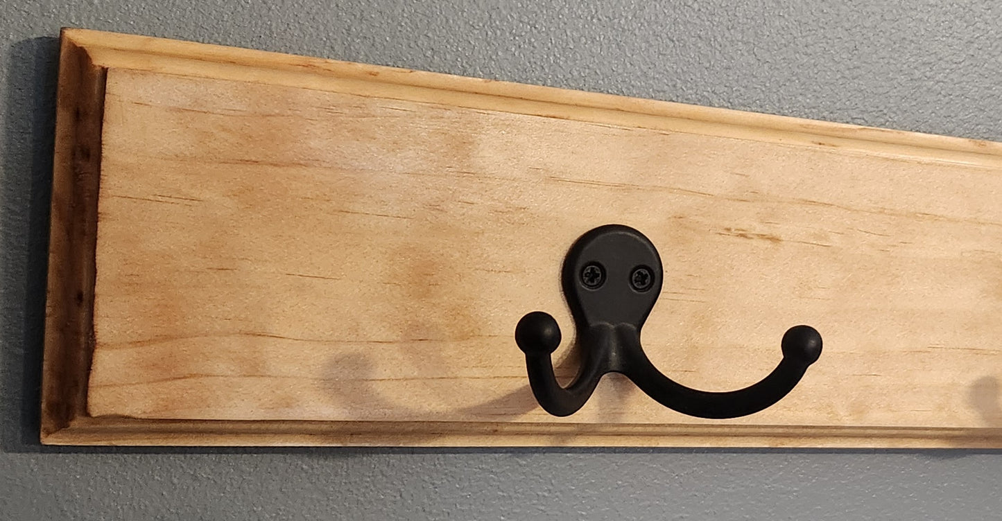 8 hook coat rack