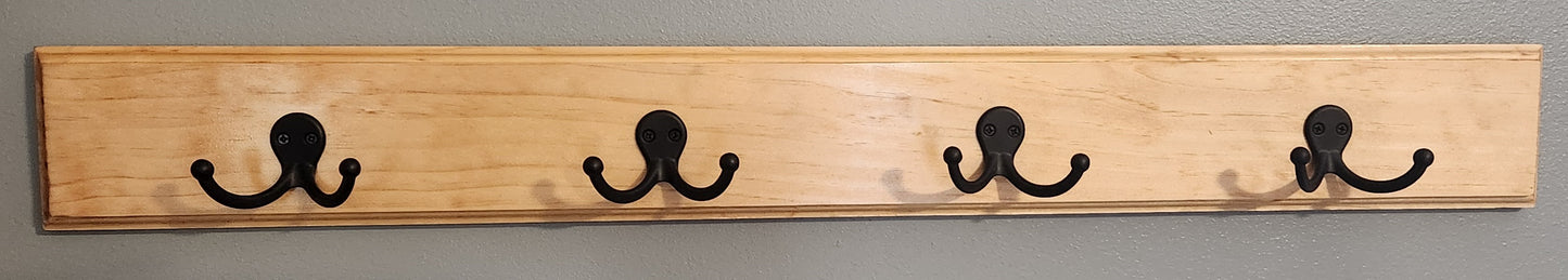 8 hook coat rack